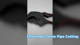 Zwaar uitgevoerd 75 mm PVC-pijpsnijder, professioneel gereedschap