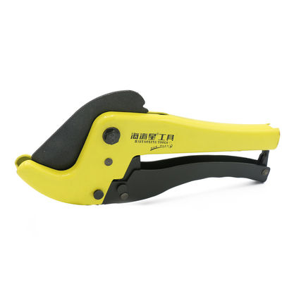 Geel CE PVC PPR 42 mm Plastic Pipe Cutters Metalen Bespuiten SK5 Blade
